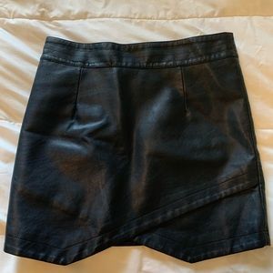 Black Leather Skirt